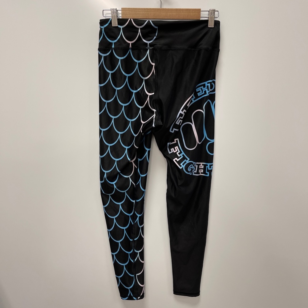 NWOT FEED ME FIGHT ME Phantom Mermaid Endurance Leggings XL - Picture 7 of 7